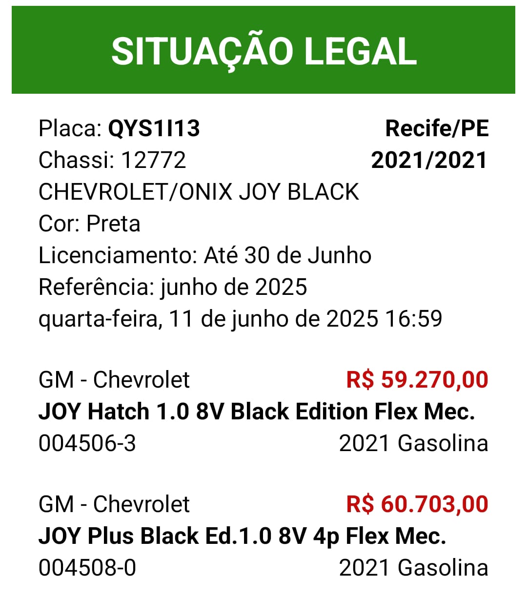 Onix Joy Black Edition